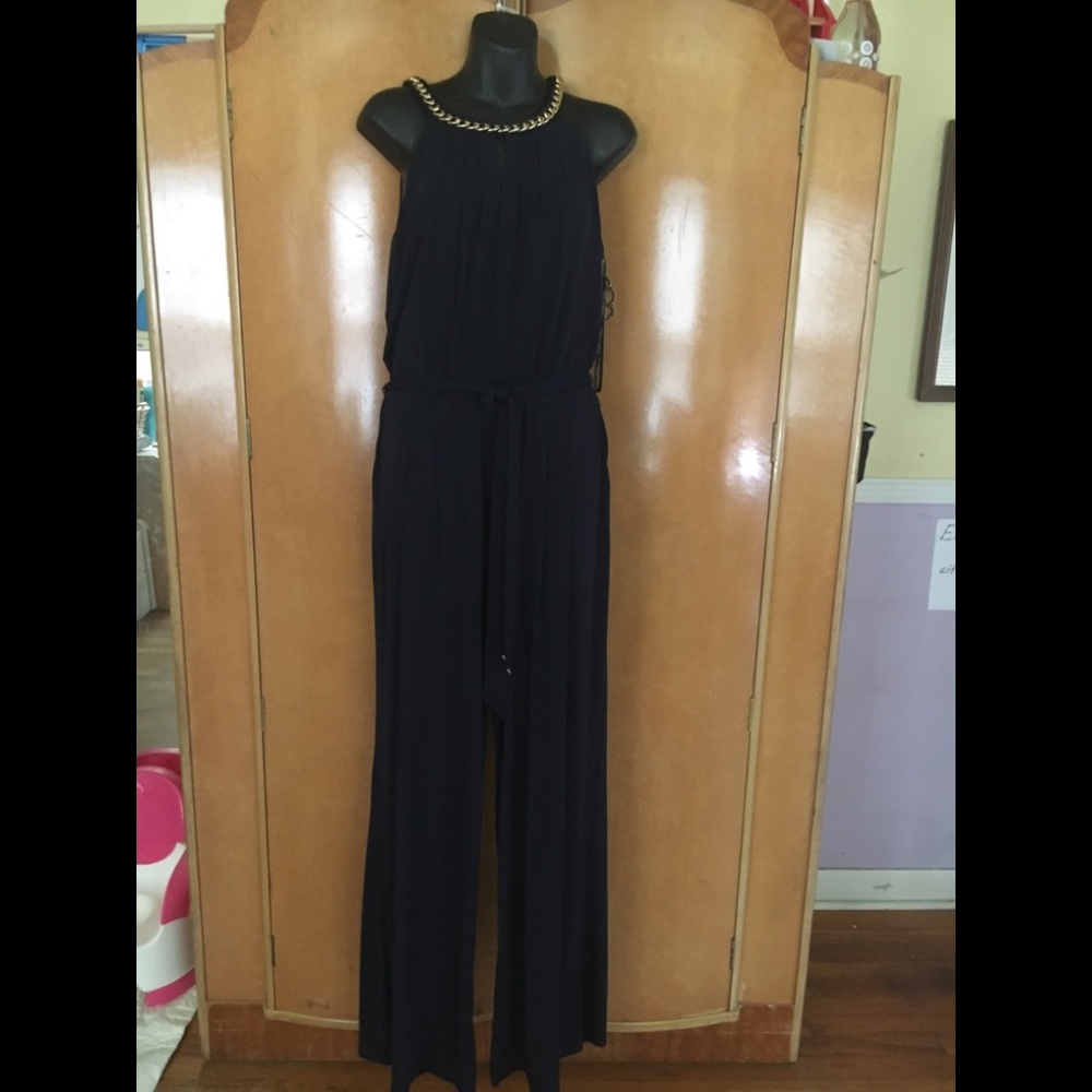 Vince Camuto Navy JumpSuit 14